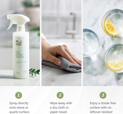 MORE® Stone & Quartz Cleaner + Protector