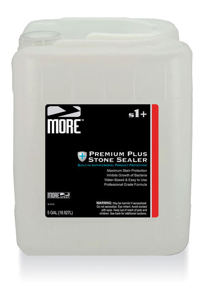 MORE® Premium Plus Stone Sealer + Antimicrobial Protection