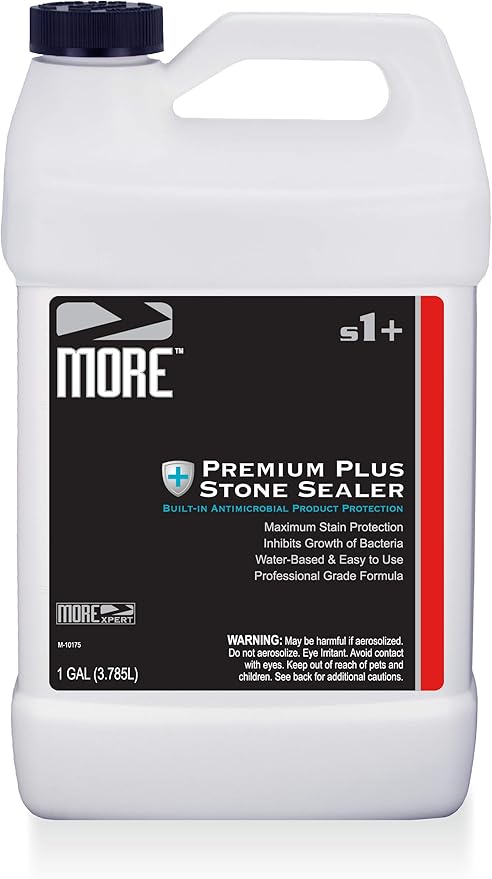 MORE® Premium Plus Stone Sealer + Antimicrobial Protection